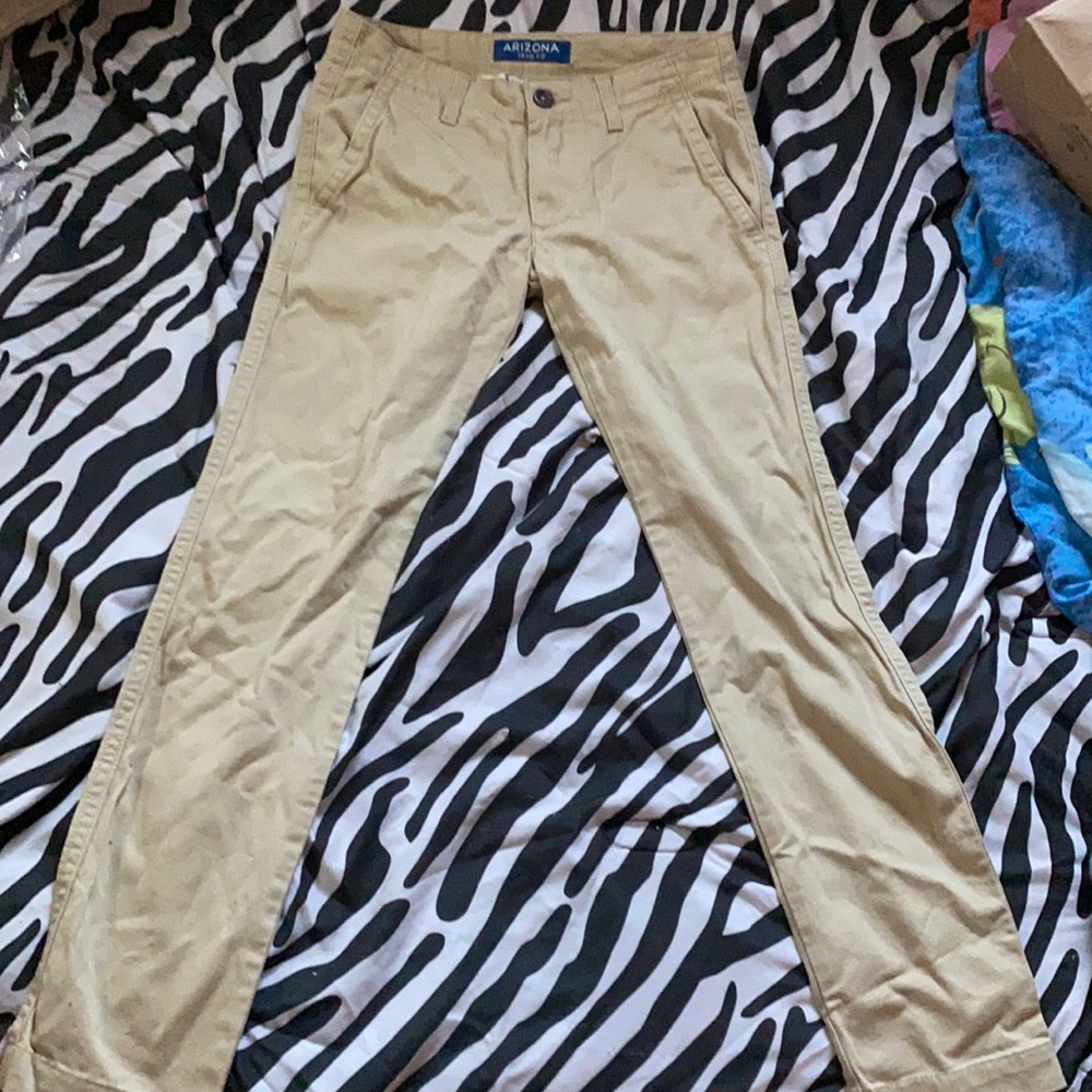 Khaki Arizona Skinny Pants